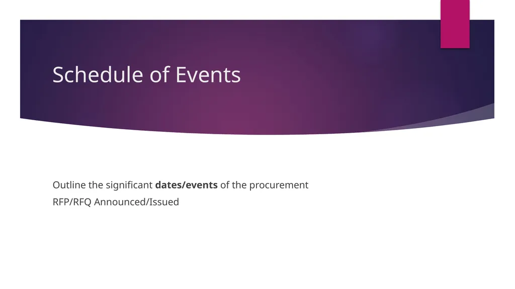 Components of Requests for Proposals (RFP) and - slide 13 of 41