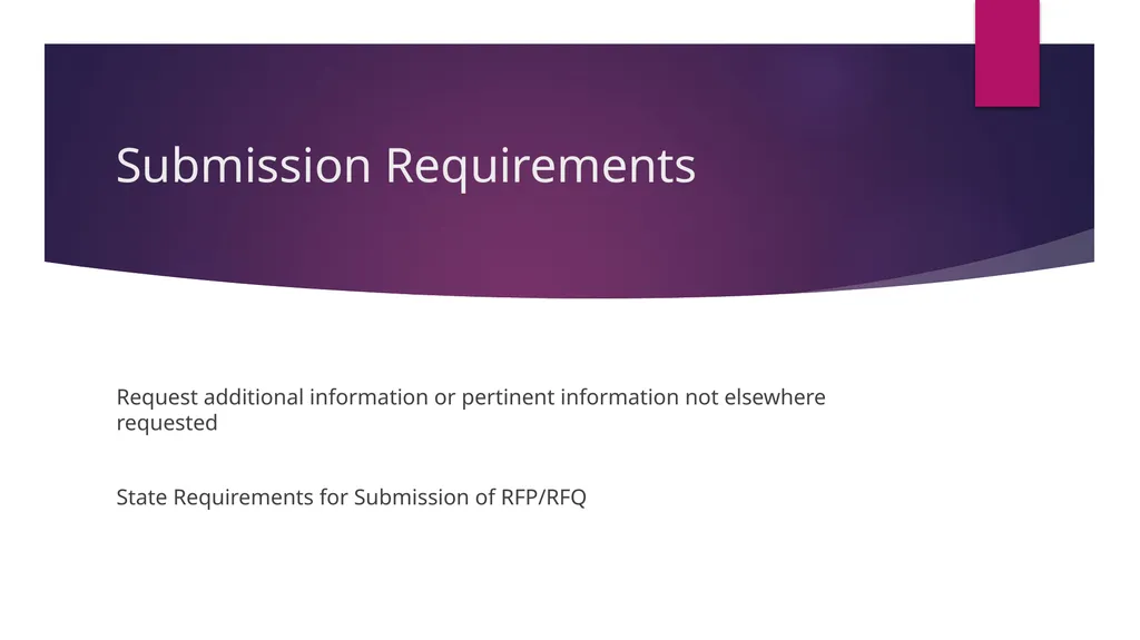 Components of Requests for Proposals (RFP) and - slide 32 of 41