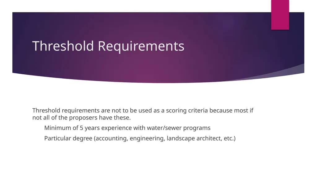 Components of Requests for Proposals (RFP) and - slide 24 of 41