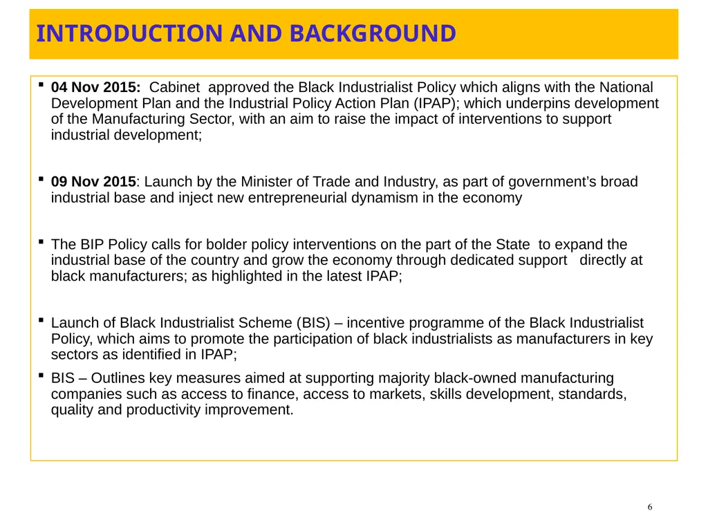 LATEST DEVELOPMENTS ON INCENTIVES Mark Alard - slide 6 of 28