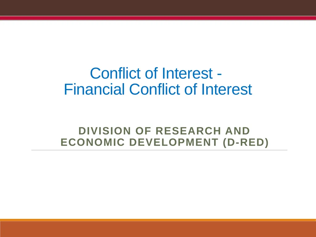 EXPORT CONTROLS OVERVIEW & CONFLICTS OF INTEREST: - slide 21 of 49