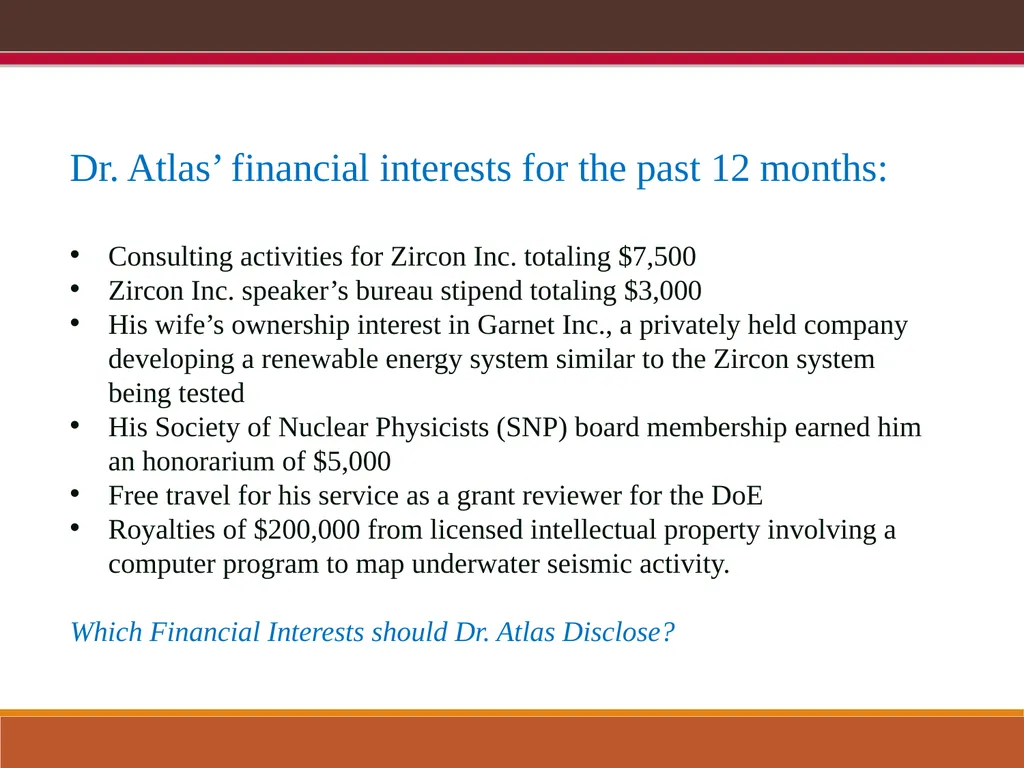 EXPORT CONTROLS OVERVIEW & CONFLICTS OF INTEREST: - slide 43 of 49