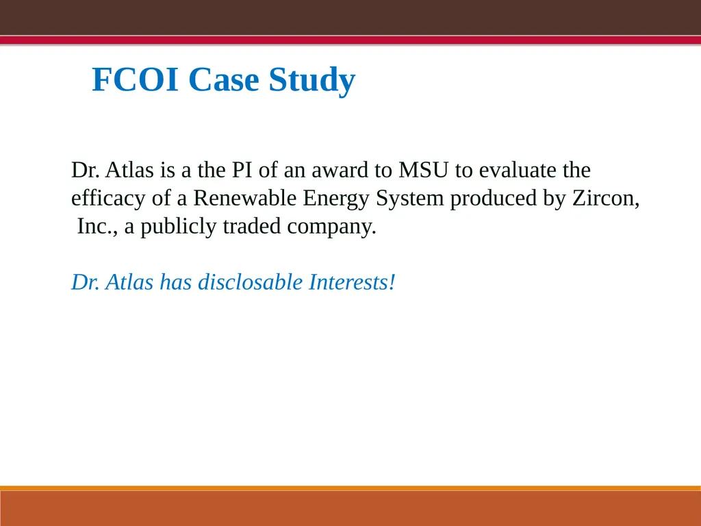 EXPORT CONTROLS OVERVIEW & CONFLICTS OF INTEREST: - slide 42 of 49