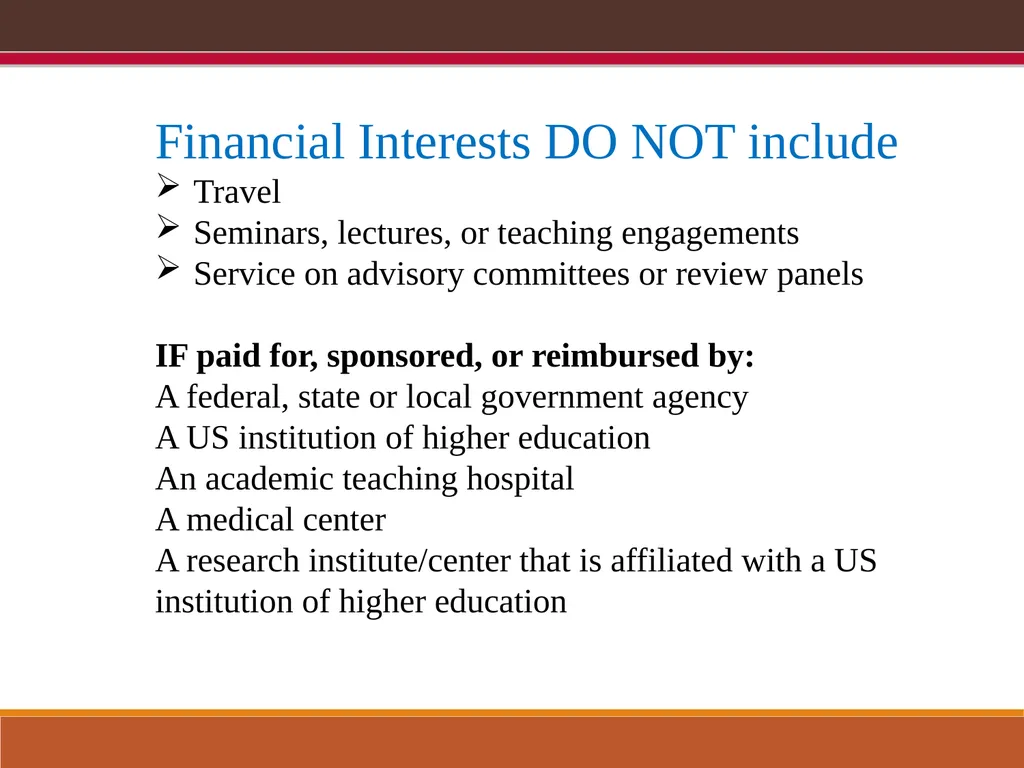 EXPORT CONTROLS OVERVIEW & CONFLICTS OF INTEREST: - slide 32 of 49