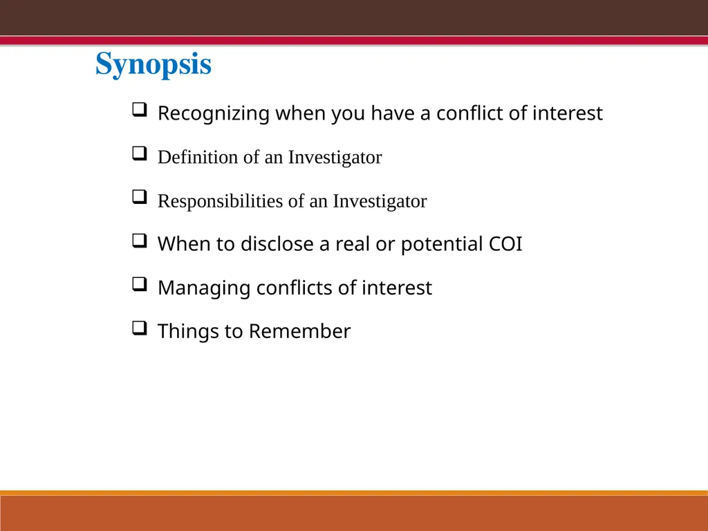 EXPORT CONTROLS OVERVIEW & CONFLICTS OF INTEREST: - slide 23 of 49