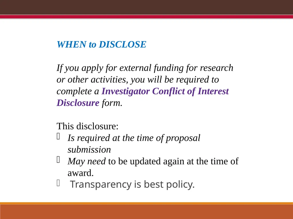 EXPORT CONTROLS OVERVIEW & CONFLICTS OF INTEREST: - slide 35 of 49