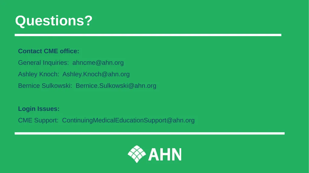 Grand Rounds Training How to Create Sessions - slide 7 of 7
