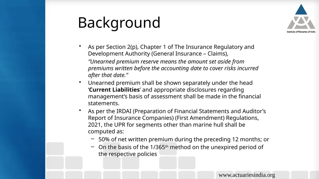 Case study 5: Analysis of implication of change in - slide 6 of 38