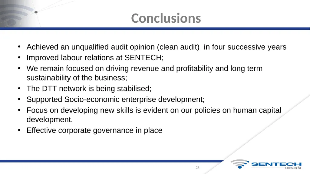 Integrated Annual Report For the Year Ended 31 - slide 26 of 27