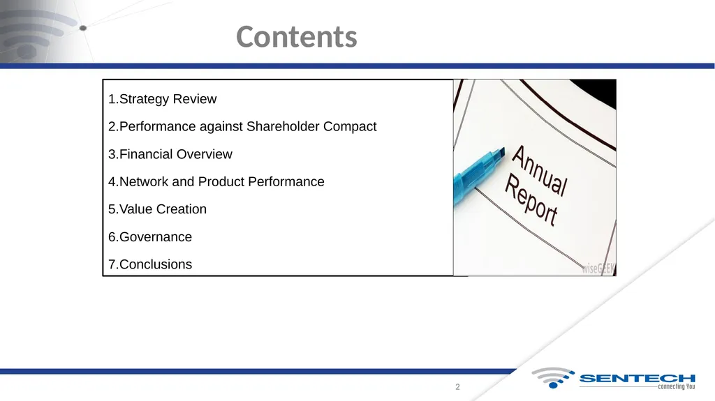 Integrated Annual Report For the Year Ended 31 - slide 2 of 27