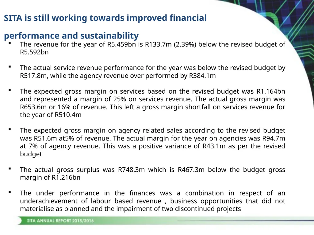 1 CONTENTS STRATEGIC OVERVIEW PERFORMANCE OVERVIEW - slide 25 of 45