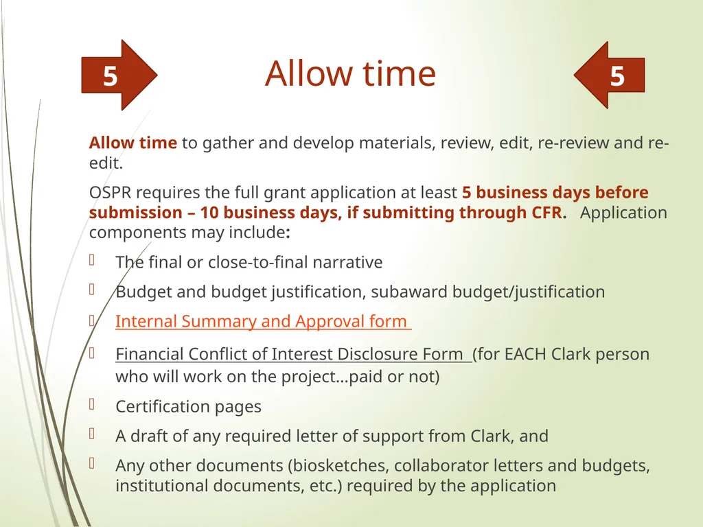 Proposal Preparation 101 Office of Sponsored - slide 9 of 20