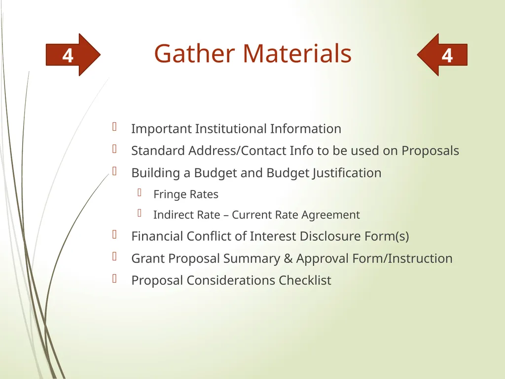 Proposal Preparation 101 Office of Sponsored - slide 8 of 20