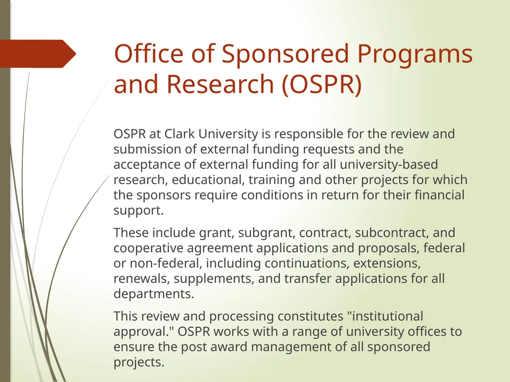 Proposal Preparation 101 Office of Sponsored - slide 2 of 20