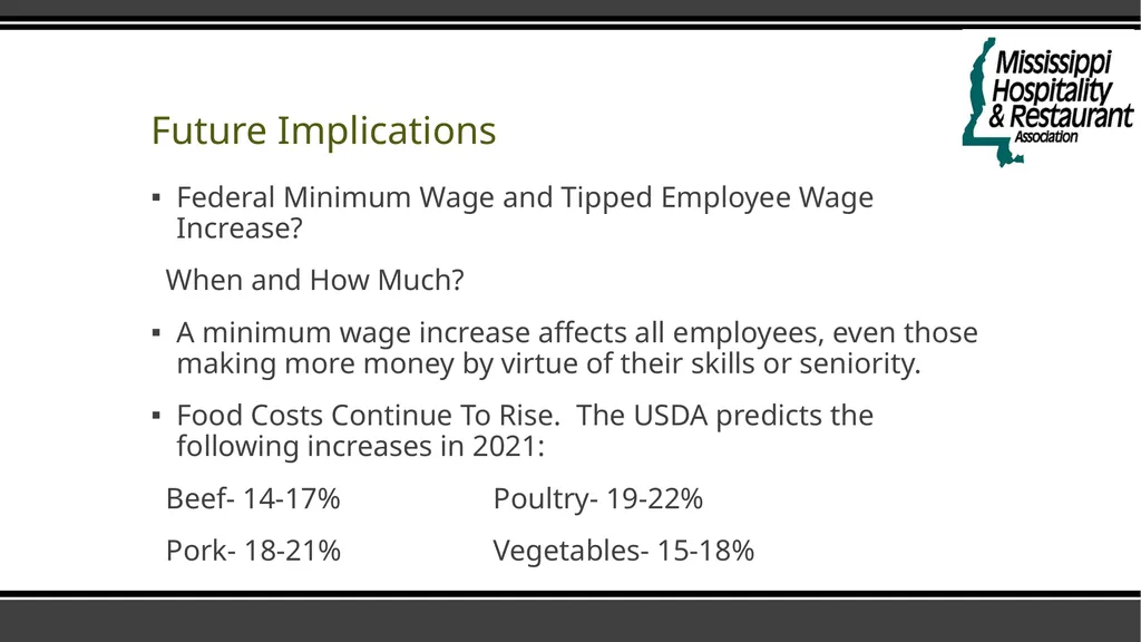 Restaurant Labor Current Analysis and Future - slide 6 of 8