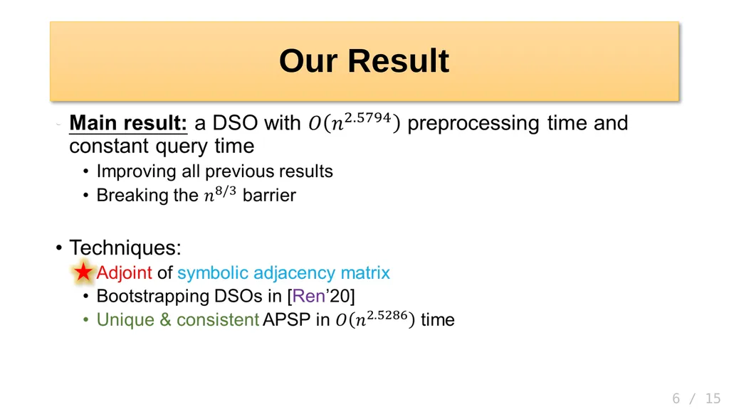 Hanlin Ren, IIIS, Tsinghua University Joint work - slide 6 of 16