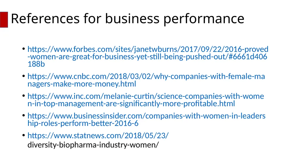 Why focus on Women? Where is the talent? Who are - slide 20 of 20