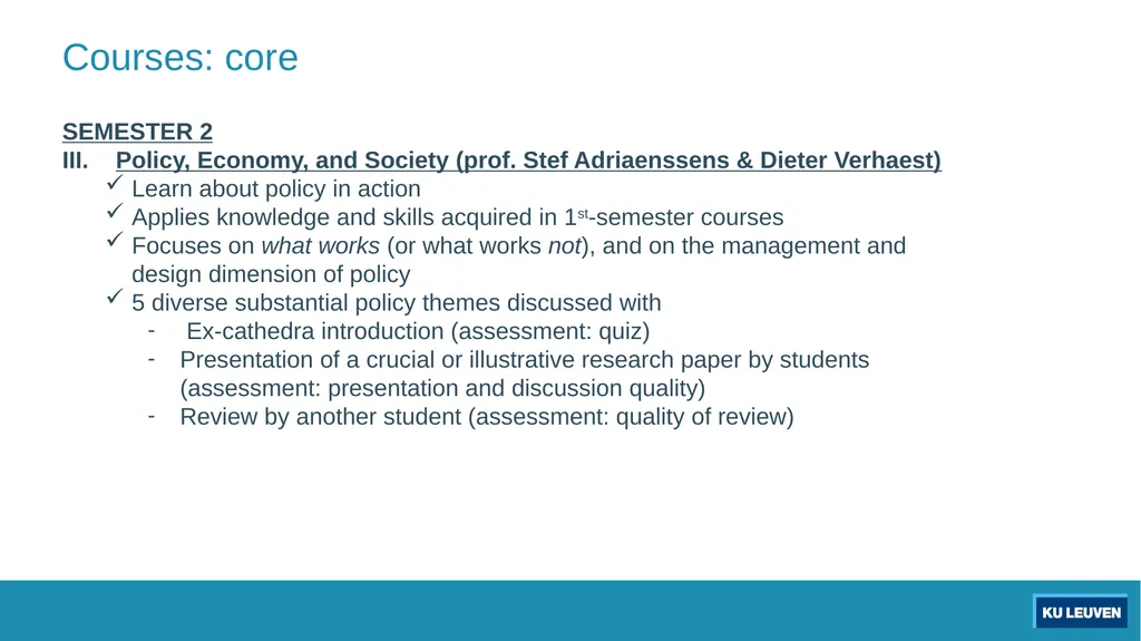 Track Public Policy & Management Faculty of - slide 8 of 13
