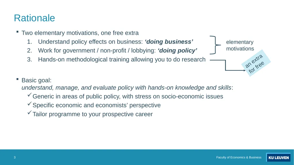 Track Public Policy & Management Faculty of - slide 3 of 13