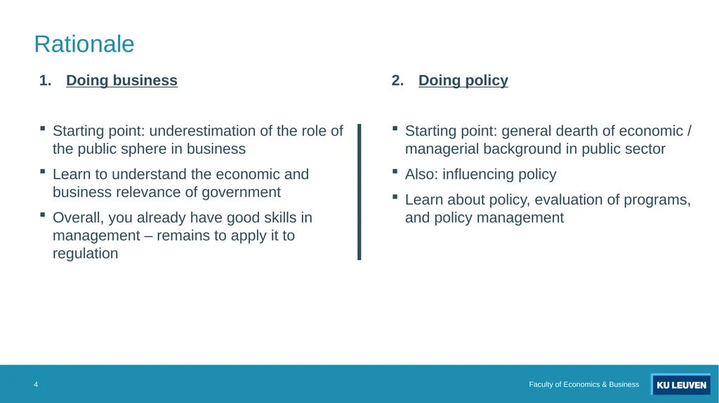Track Public Policy & Management Faculty of - slide 4 of 13