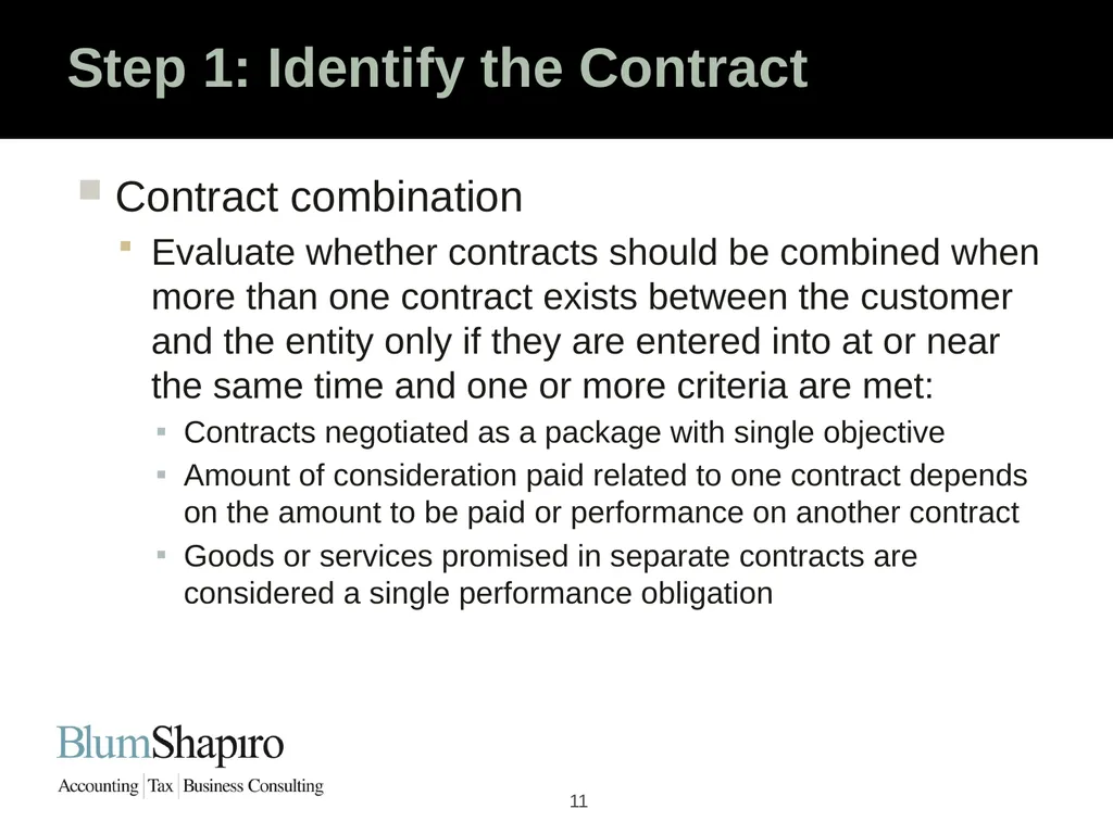 Ready Set Go! The New Revenue Recognition Rules - slide 11 of 32