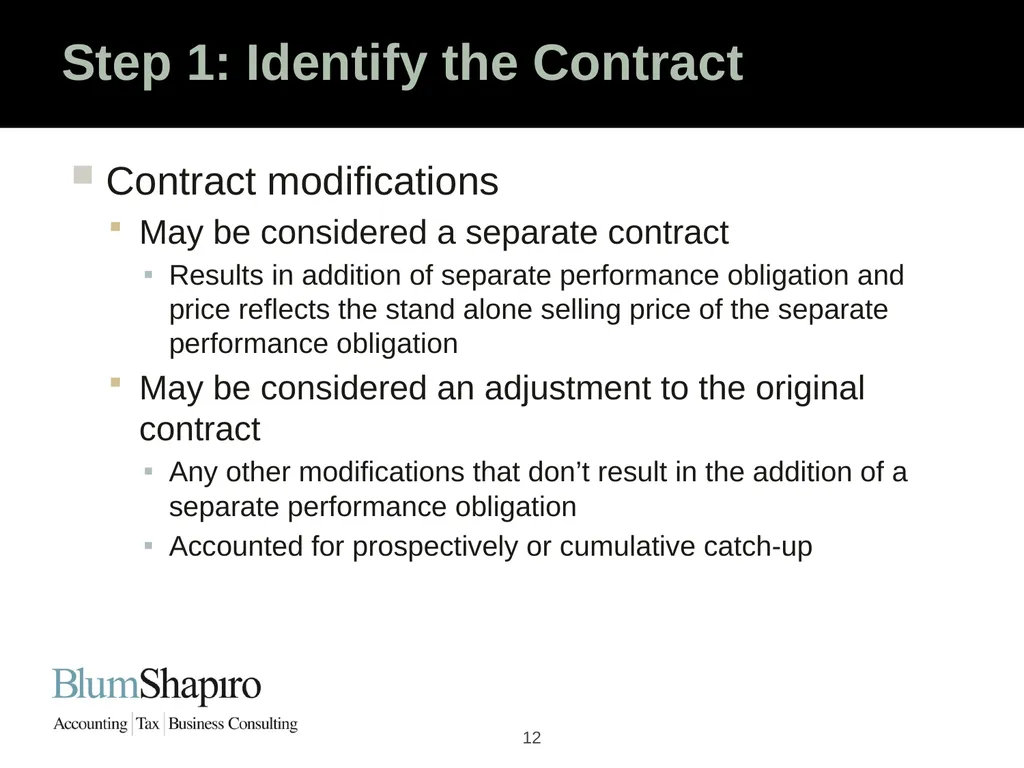 Ready Set Go! The New Revenue Recognition Rules - slide 12 of 32