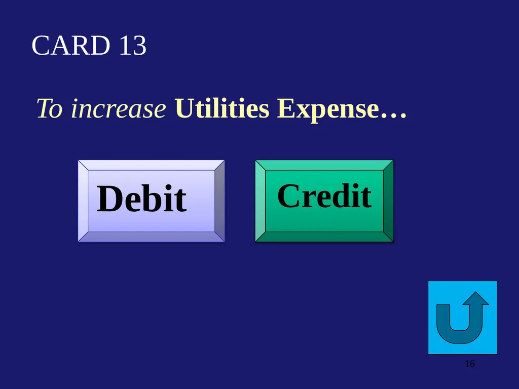 Flash Cards Debits/Credits Drill & Practice for - slide 16 of 54