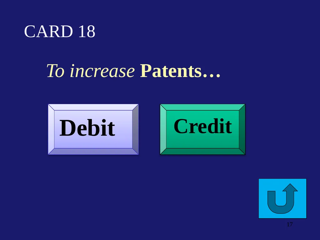 Flash Cards Debits/Credits Drill & Practice for - slide 17 of 54