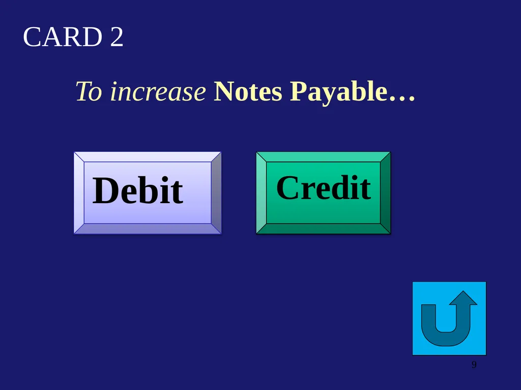 Flash Cards Debits/Credits Drill & Practice for - slide 9 of 54