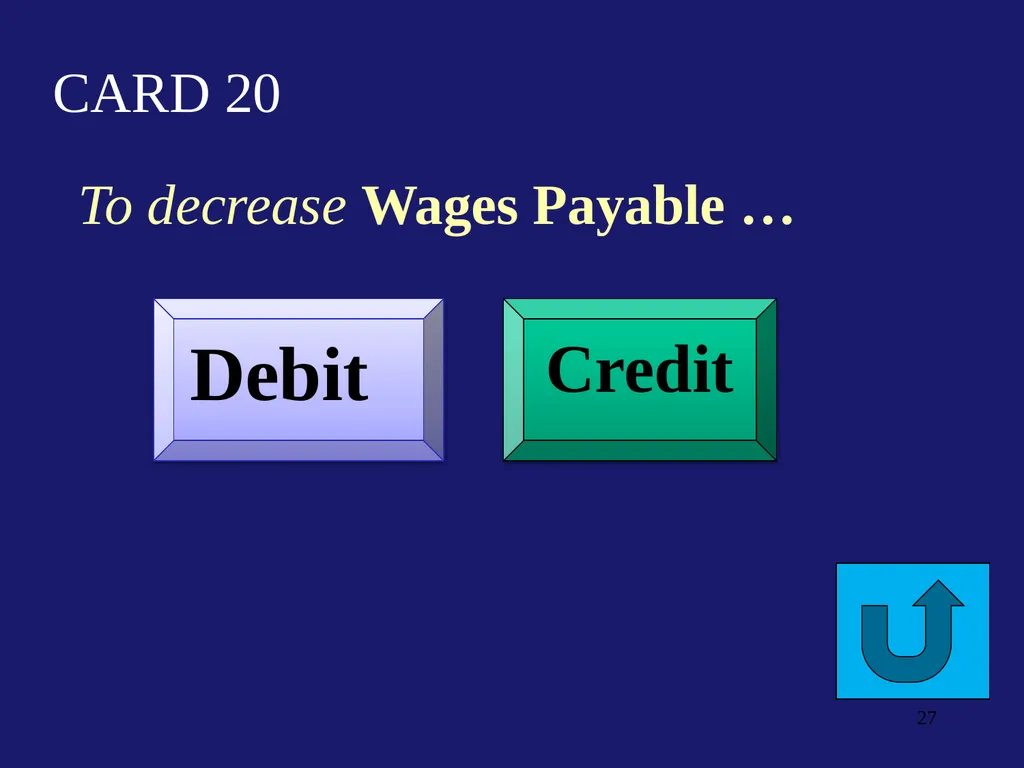 Flash Cards Debits/Credits Drill & Practice for - slide 27 of 54