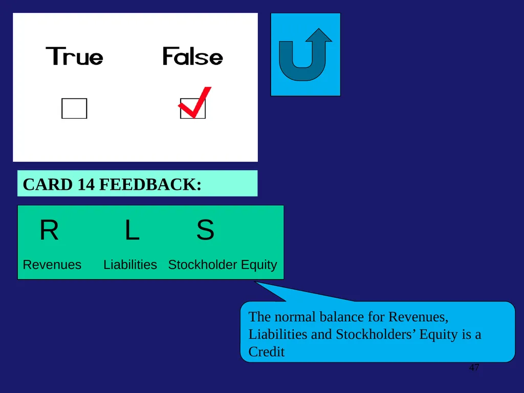 Flash Cards Debits/Credits Drill & Practice for - slide 47 of 54