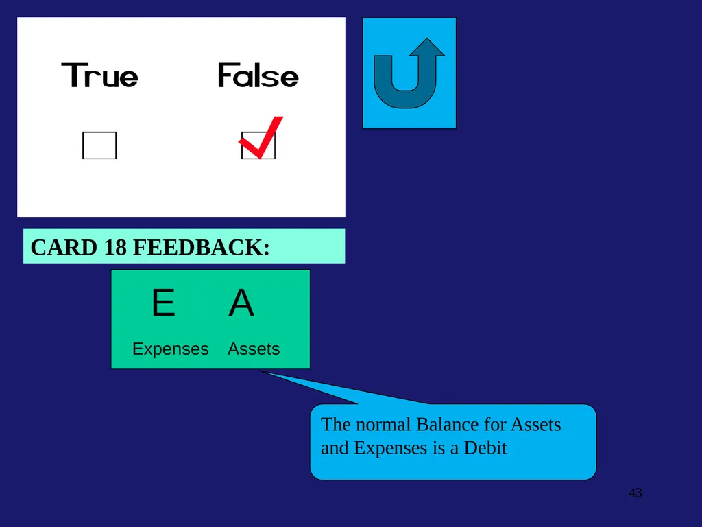 Flash Cards Debits/Credits Drill & Practice for - slide 43 of 54
