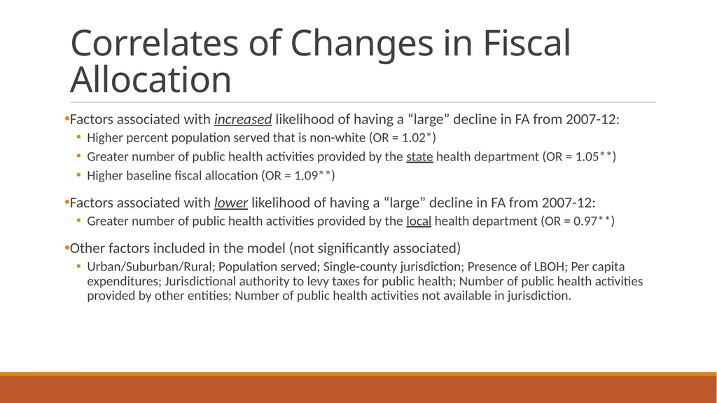 The Great Recession & Fiscal Allocation for Public - slide 9 of 16