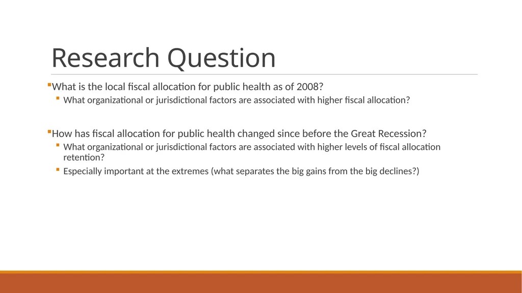 The Great Recession & Fiscal Allocation for Public - slide 4 of 16