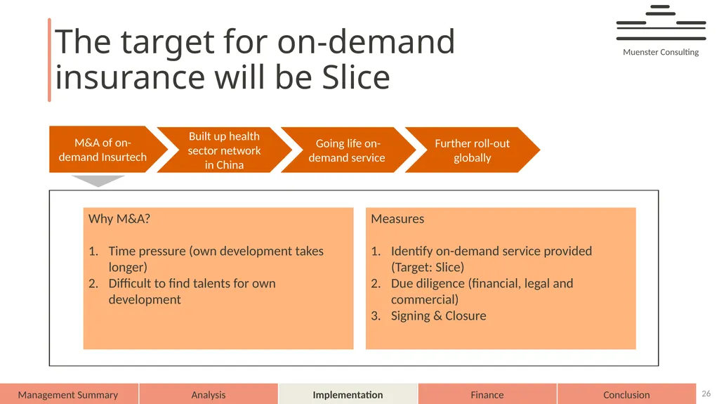 AXA – on demand AXA 2025 Muenster Consulting - slide 26 of 44
