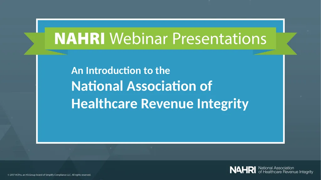 An Introduction to the National Association of