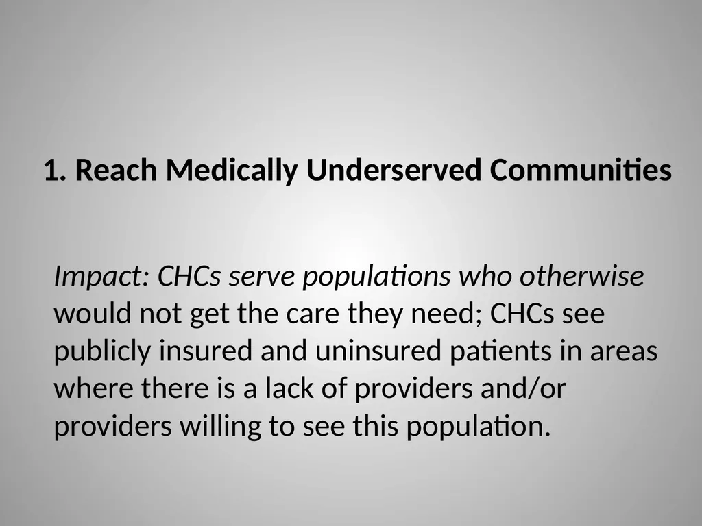 FQHCs and FQHC Look-alikes: A Sustainable Business - slide 11 of 30