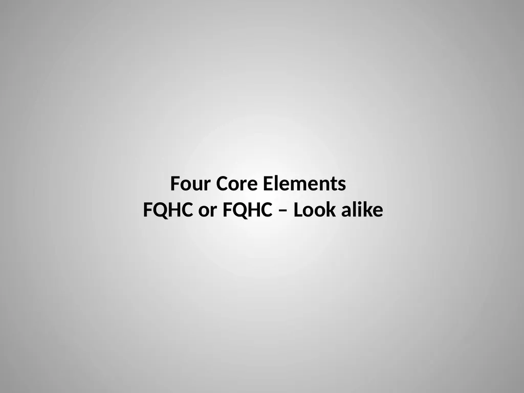 FQHCs and FQHC Look-alikes: A Sustainable Business - slide 10 of 30