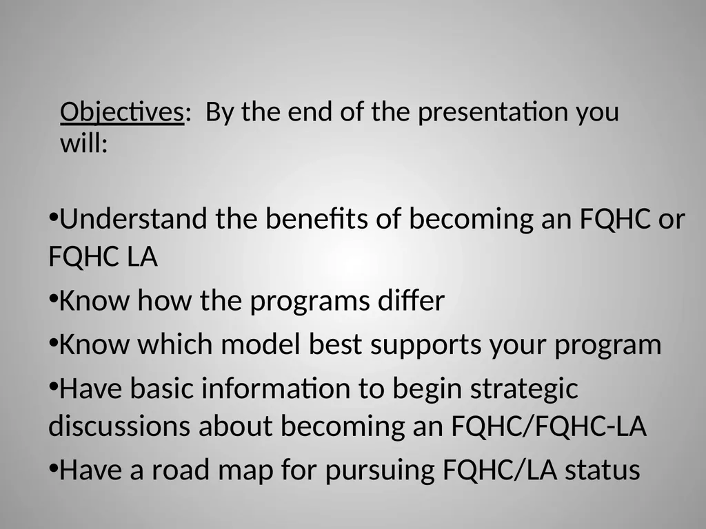FQHCs and FQHC Look-alikes: A Sustainable Business - slide 7 of 30