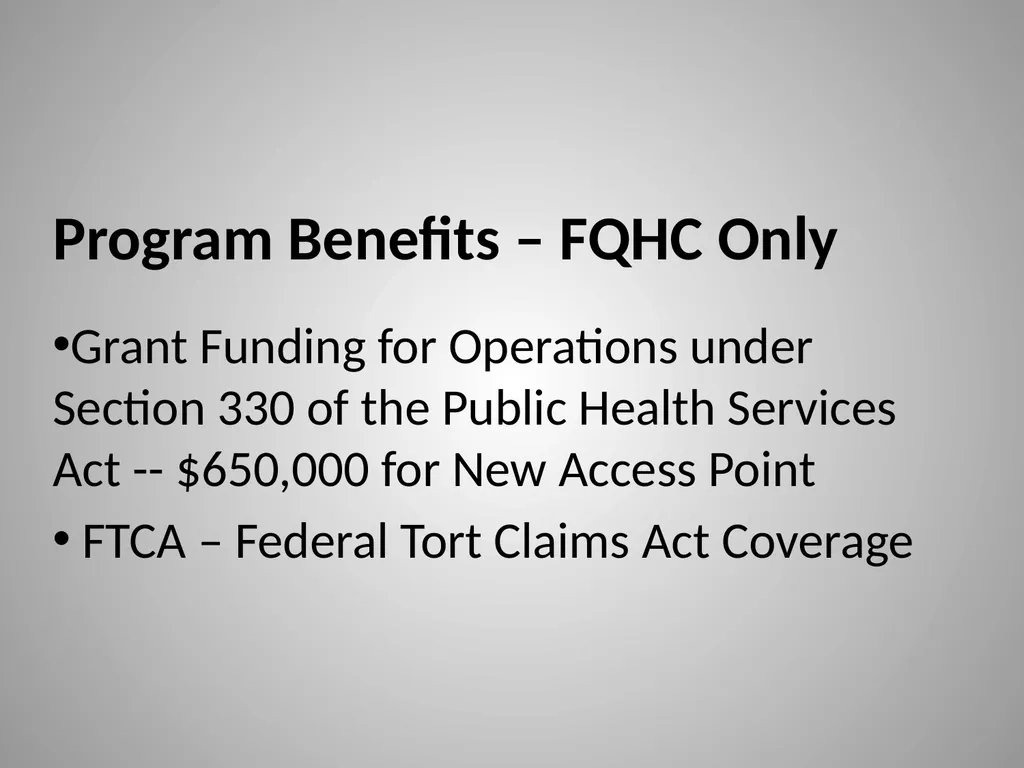 FQHCs and FQHC Look-alikes: A Sustainable Business - slide 15 of 30
