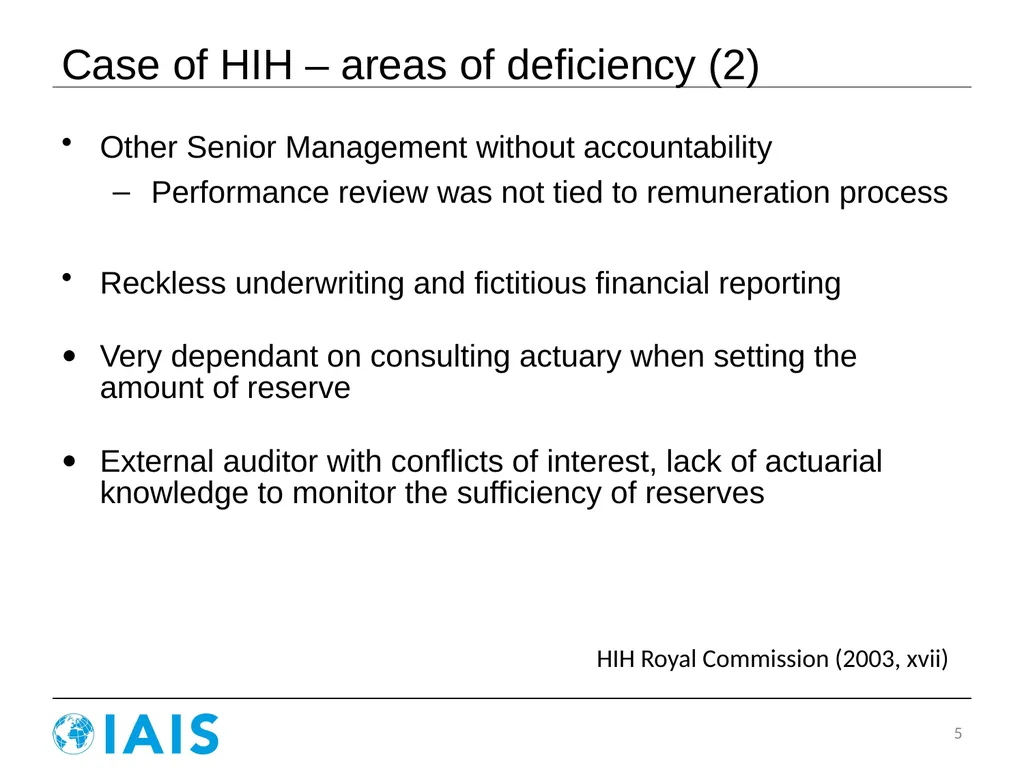 ICP 8: Risk Management and Internal Controls Conor - slide 5 of 18