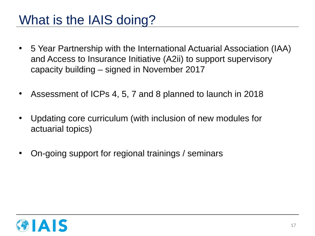ICP 8: Risk Management and Internal Controls Conor - slide 17 of 18