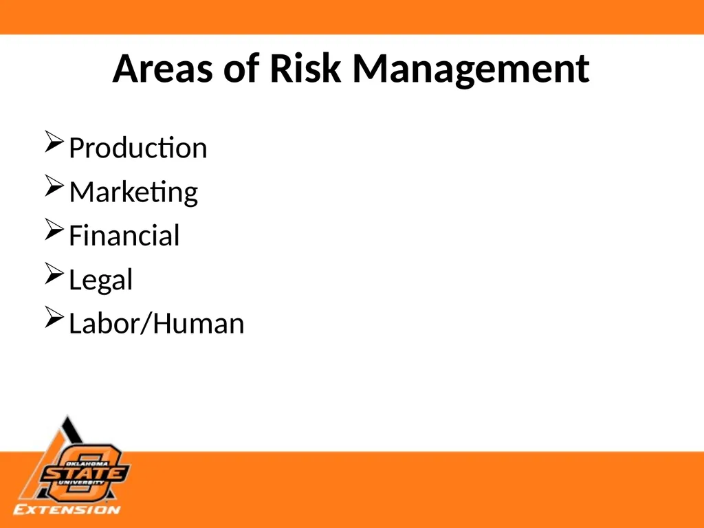 Risks, Strategies and Resources for Small Scale - slide 3 of 11