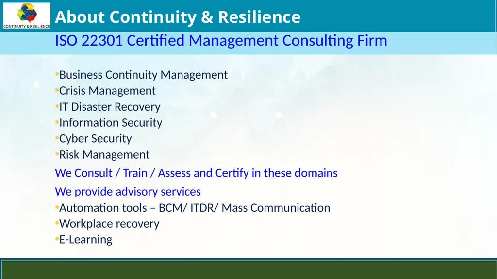 Business Continuity Planning (BCP) - Best - slide 3 of 23