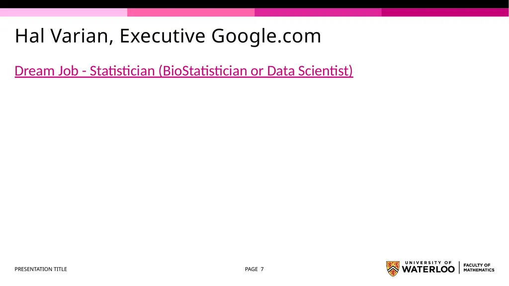 First Year Information night Statistics and - slide 7 of 58