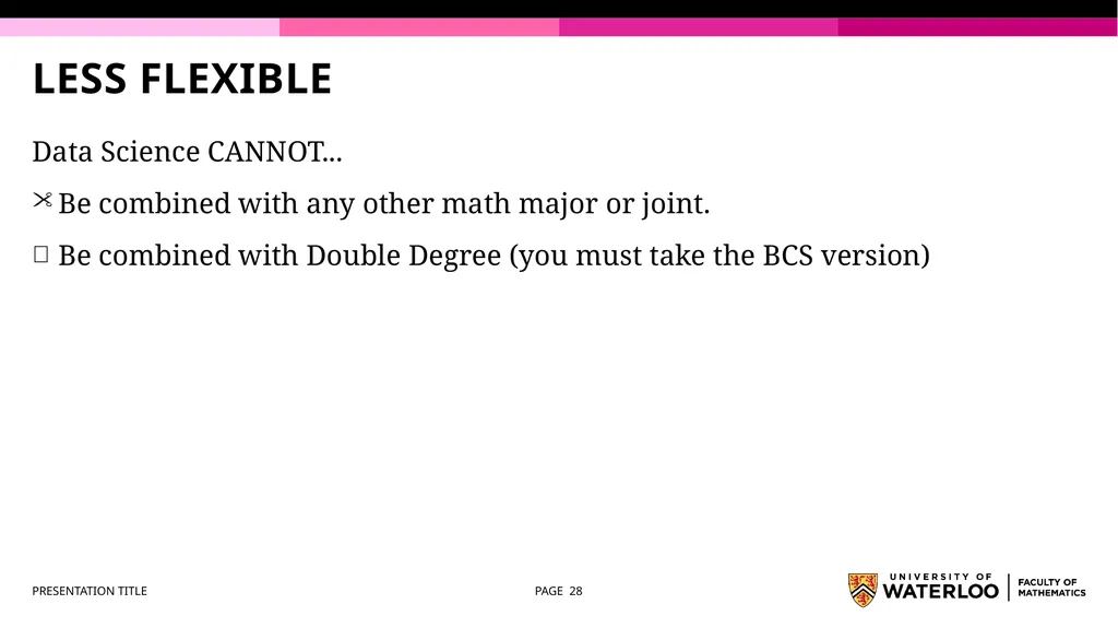 First Year Information night Statistics and - slide 28 of 58