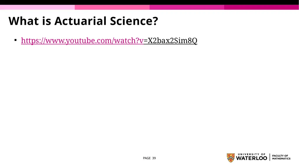 First Year Information night Statistics and - slide 39 of 58