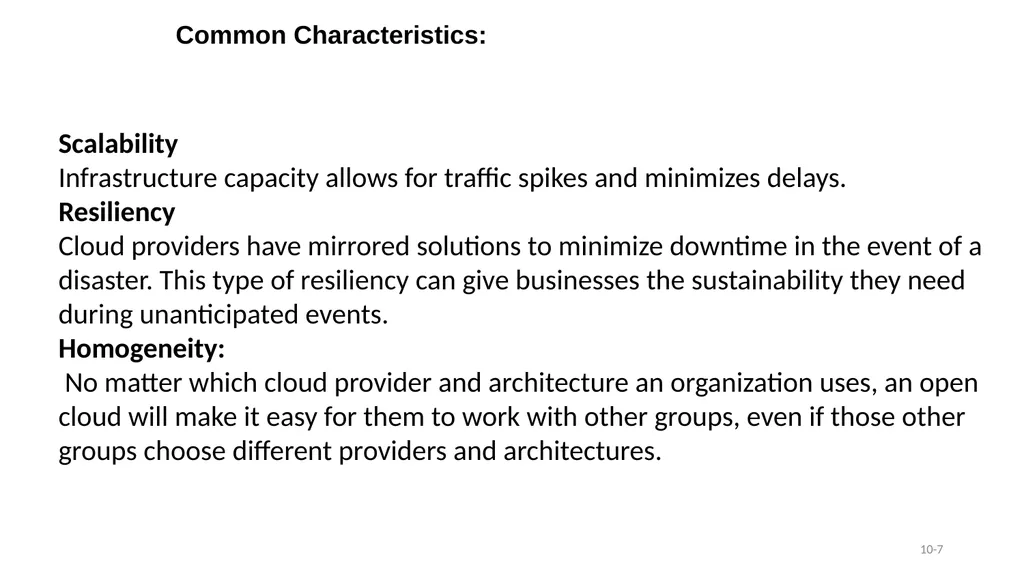 Software and Hardware in the Cloud 10-1 Learning - slide 7 of 22