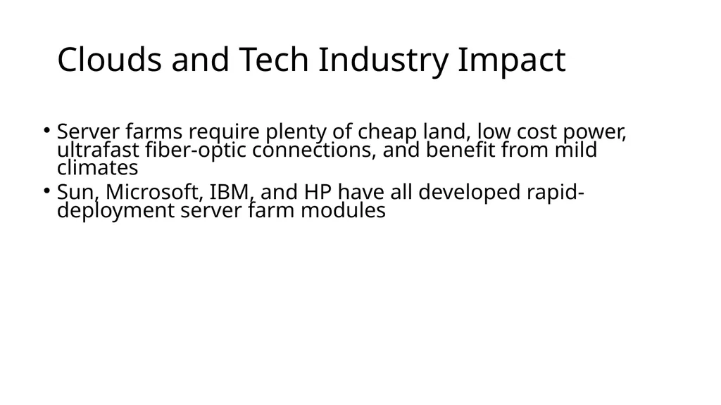Software and Hardware in the Cloud 10-1 Learning - slide 20 of 22