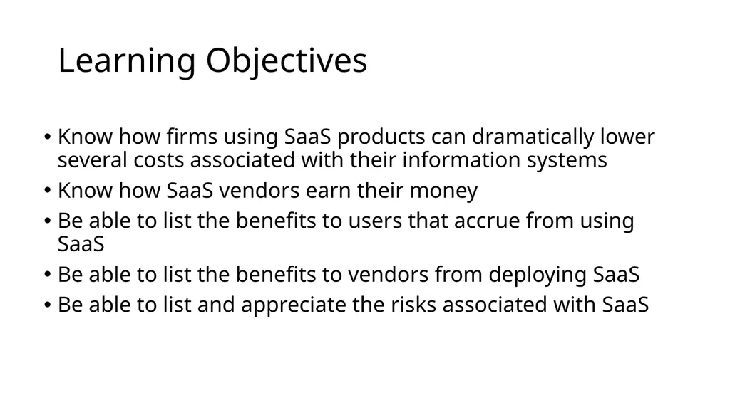 Software and Hardware in the Cloud 10-1 Learning - slide 2 of 22